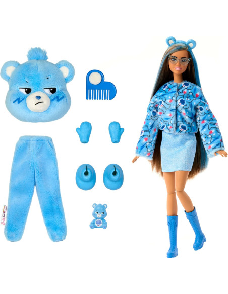 Barbie Cutie Reveal Care Bears - Oso Amoroso Azul