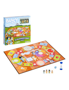 Bluey - Juego Scavenger Hunt, Juego de Mesa para Familia...