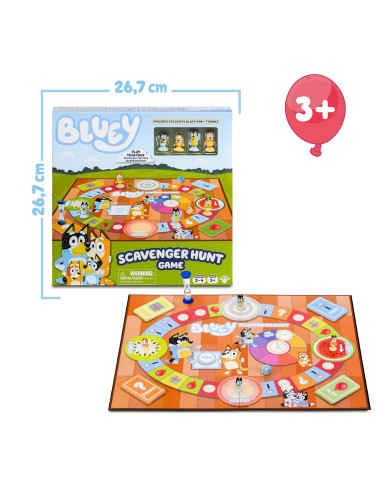 Bluey - Juego Scavenger Hunt, Juego de Mesa...