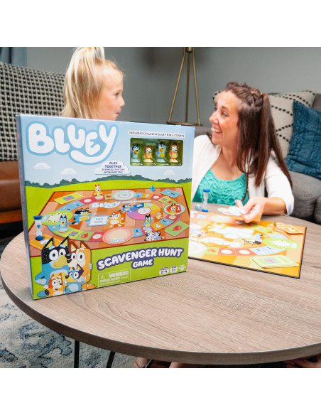 Bluey - Juego Scavenger Hunt, Juego de Mesa para Familia y Amigos