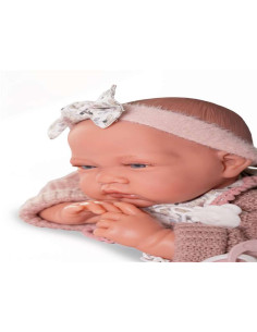 Recien Nacida Lúa babero. Cuerpo con relleno especial 2