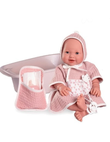 Recien Nacida Mia hace pipi con Capita de Baño...