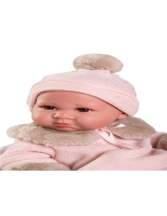 Antonio Juan - Recién Nacida Luca con mantita flores 2