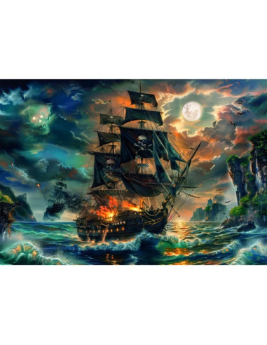 Puzzle Piratas de los mares embrujados - 300...