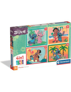 Puzzle Infantil 4In1 Stitch Walt Disney