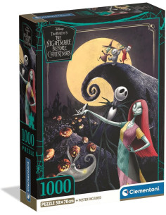 Puzzle Pesadilla Antes de Navidad Clementoni 1000 Piezas