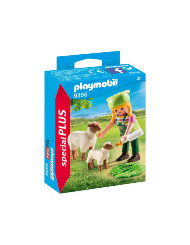 Playmobil Granjera con Ovejas - 9356