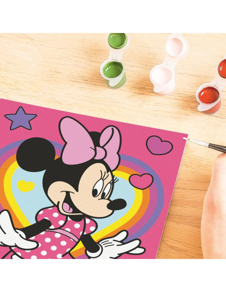 Creart Serie E Disney Minnie | Kit Pintura Niños | Pintar Por Números Incluye Todo Lo Necesario