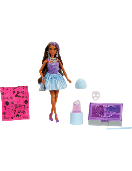 Barbie Party Unboxed Serie Glam Party Purple Sparkle Muñeca 