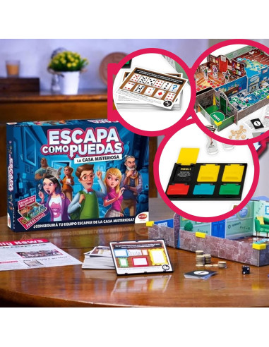Escapa como Puedas, Escape Room Familiar rejugable