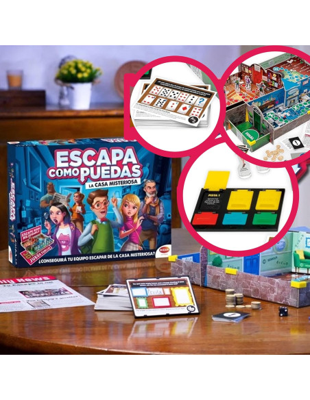 Escapa como Puedas, Escape Room Familiar rejugable