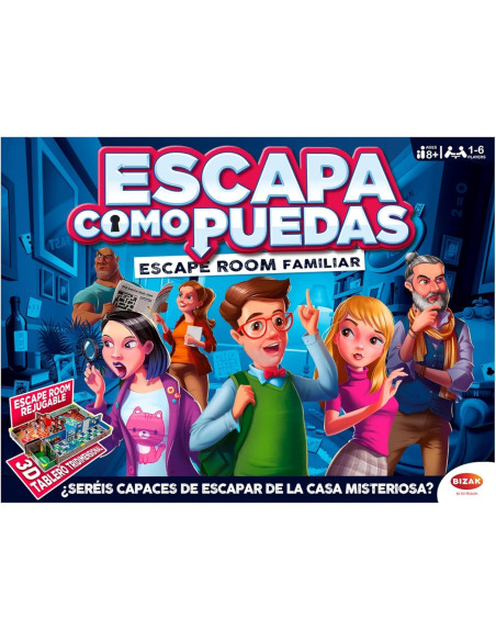 Escapa como Puedas, Escape Room Familiar rejugable