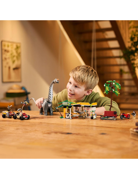 LEGO 76973 Jurassic World Misión de Seguimiento: Raptor y Titanosaurus