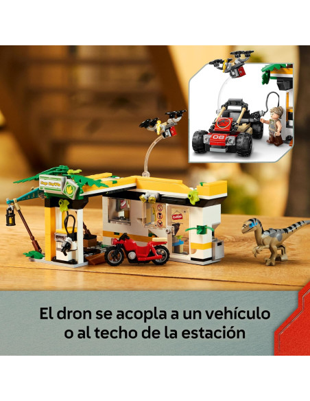LEGO 76973 Jurassic World Misión de Seguimiento: Raptor y Titanosaurus