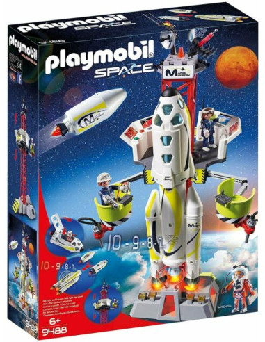 Playmobil Cohete con Plataforma de Lanzamiento - 9488