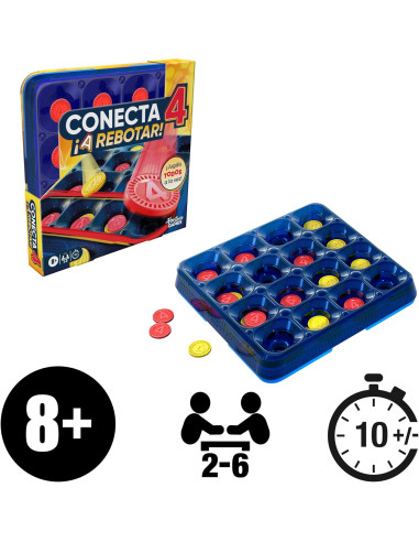 Juego Conecta 4 ¡A rebotar! - Versión en español