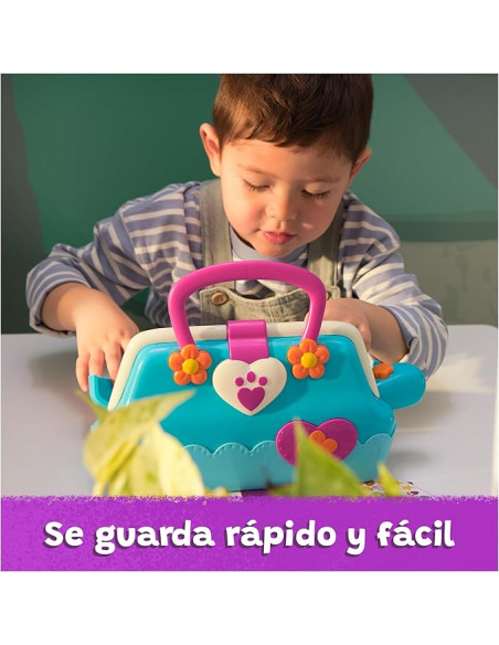 Maletín Veterianaria de Vida Juguete con 5 Accesorios + Peluche Hámster Popcorn de 13 cm