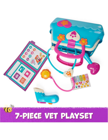 Maletín Veterianaria de Vida Juguete con 5 Accesorios + Peluche Hámster Popcorn de 13 cm