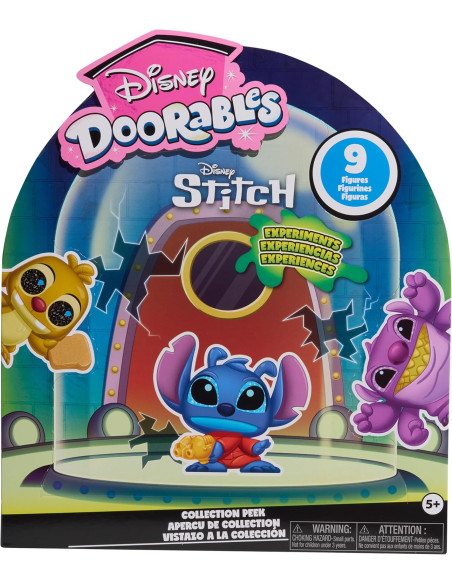 Stitch Experiments Collection Peek de Disney Doorables, de 3,8 cm