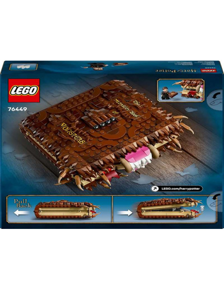 LEGO Harry Potter Monstruoso Libro de los Monstruos Mordedor con Función de Carga Manual para Abrir 
