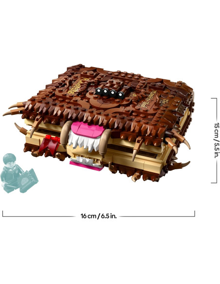 LEGO Harry Potter Monstruoso Libro de los Monstruos Mordedor con Función de Carga Manual para Abrir 