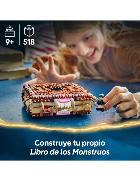 LEGO Harry Potter Monstruoso Libro de los Monstruos Mordedor con Función de Carga Manual para Abrir 