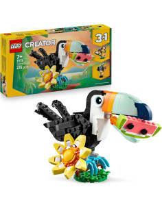 LEGO Creator 3 en 1 Fauna Salvaje: Tucán Tropical con...