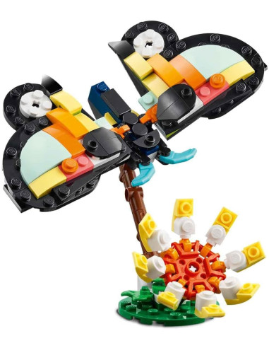 LEGO Creator 3 en 1 Fauna Salvaje: Tucán...
