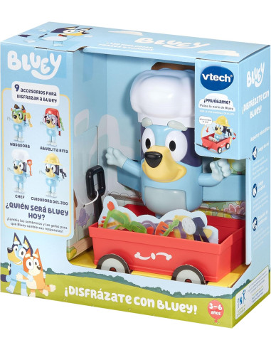 ¡Disfrázate con Bluey! Mascota Electrónica...