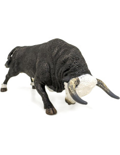 DQB DeQUBE - Figura Toro Bravo Cara Blanca embistiendo 2