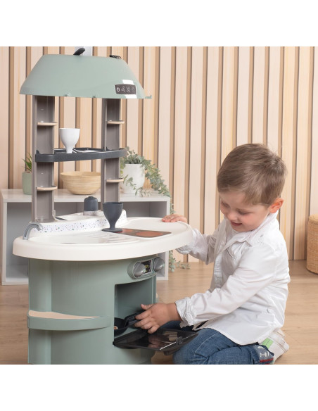Cocina Infantil Nova con Colores y Diseño Actuales, Incluye horno, Fregadero, Zona de Cocinado