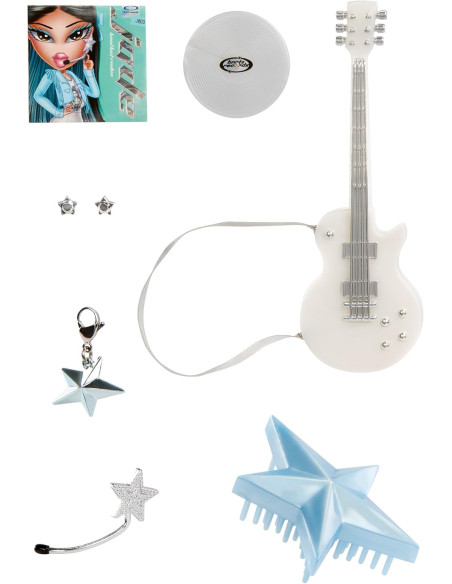 BRATZ Pop Starz Jade - Muñeca de Moda con Encanto Coleccionable, Outfit y Accesorios Musicales