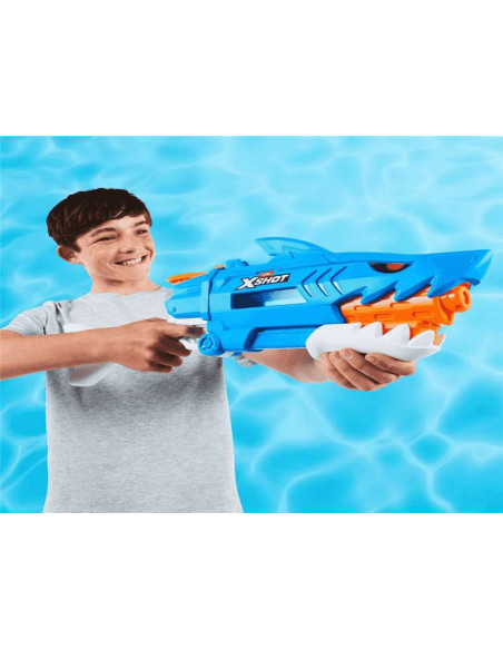 Pistola de Agua XShot Fast Fill Shark – Ataque tiburón con recarga rápida | ZURU