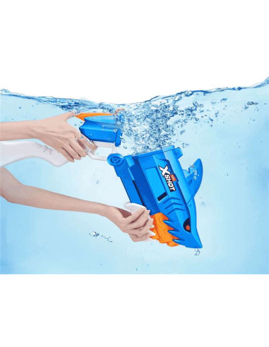Pistola de Agua XShot Fast Fill Shark – Ataque...