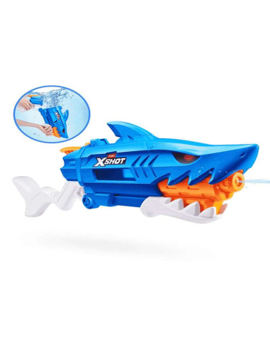 Pistola de Agua XShot Fast Fill Shark – Ataque...