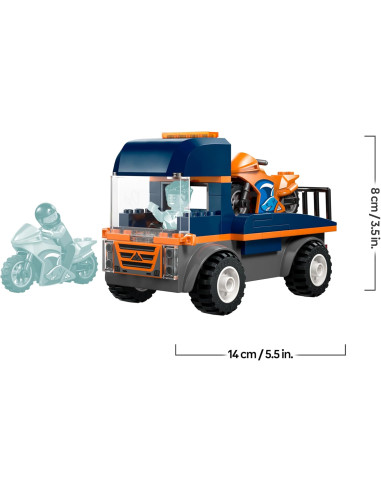 LEGO City Camión de Transporte de Motos -...