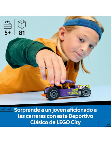 LEGO City Deportivo Clásico - Coche de Juguete...