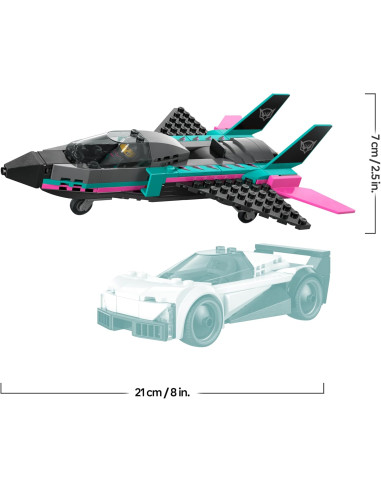 LEGO City Jet vs. Coche - Avión, Supercoche de...