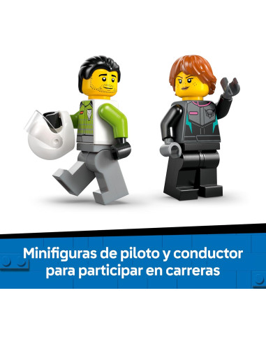 LEGO City Jet vs. Coche - Avión, Supercoche de...