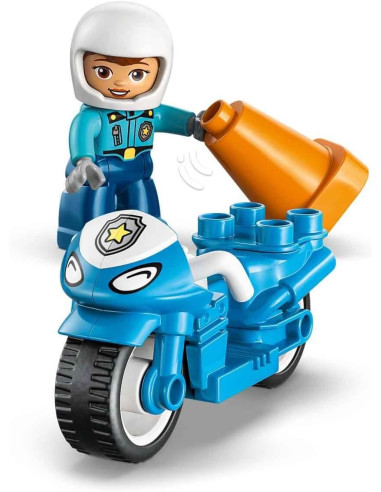 LEGO Duplo Moto de Policía Azul - Juego...