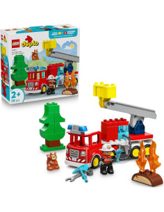 LEGO Duplo Camión de Bomberos con Manguera y Bomberos
