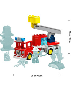 LEGO Duplo Camión de Bomberos con Manguera y Bomberos 2