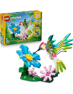 LEGO Creator 3en1 Fauna Salvaje: Colibrí - Pájaro de...