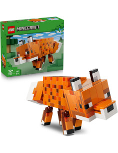 LEGO Minecraft El Zorro - Figura Articulada de Animal de...