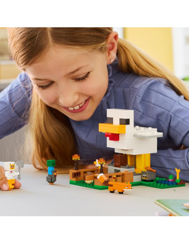 LEGO Minecraft La Granja de Gallinas -...