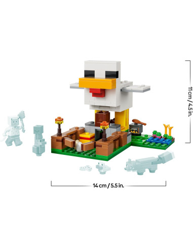 LEGO Minecraft La Granja de Gallinas -...