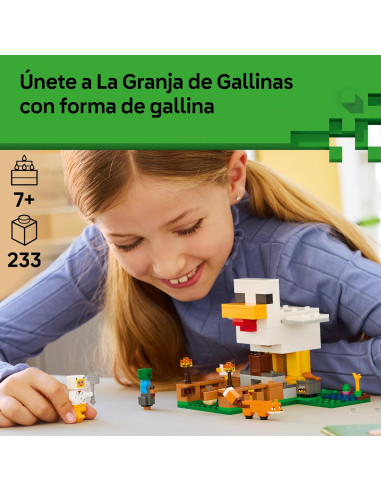 LEGO Minecraft La Granja de Gallinas -...