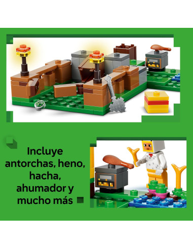 LEGO Minecraft La Granja de Gallinas -...