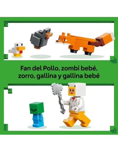 LEGO Minecraft La Granja de Gallinas -...