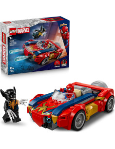 LEGO | Marvel Coche de Spider-Man vs. Lobezno Venomizado